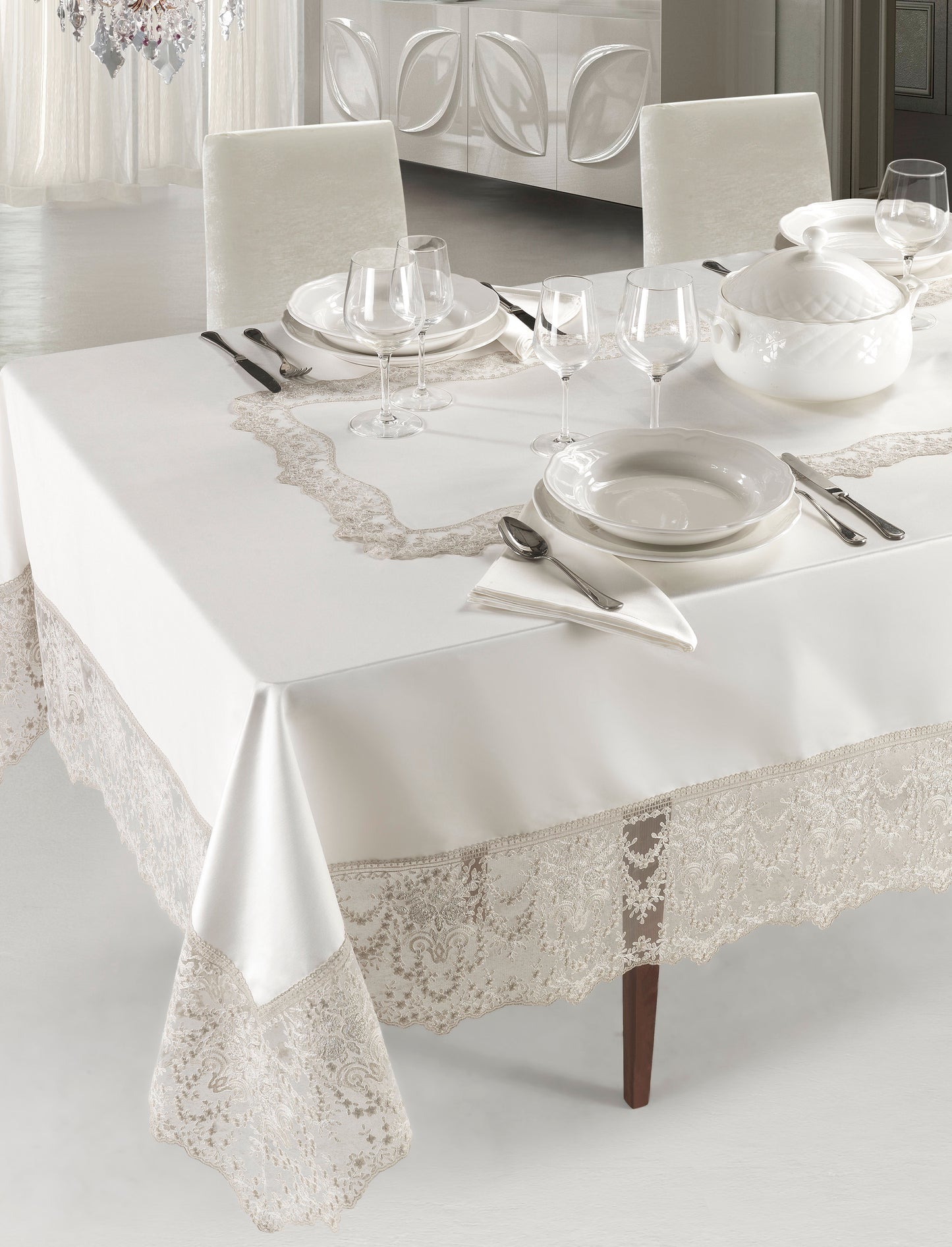 TOVAGLIA DA TAVOLA DIANATOVAGLIA DA TAVOLA ESSENZA by David Home il Corredo Lamezia Terme Catanzaro tovaglie da tavola eleganti Calabria Spose prime nozze e arredi di lusso tovaglia da 6 12 18 24 con e senza tovaglioli Pizzi Merletti Rasi Rasoni