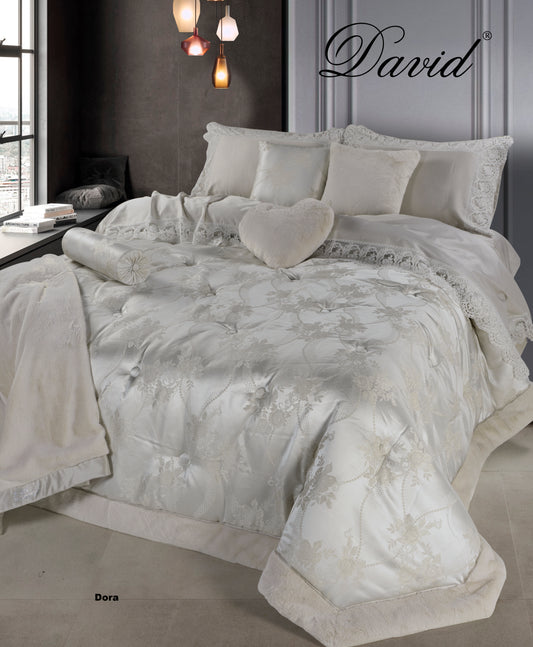 TRAPUNTA /COPERTA/QUILT  DORA -by DAVID HOME Il Corredo Morbido Letto Matrimoniale Decorazioni in stile Elegante Calabria Matrimonio da Favola Cuscini e Lenzuola Coordinati Lamezia Terme Spose Nicastro Arredo Casa Catanzaro