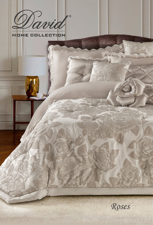 TRAPUNTA/COPERTA/QUILT ROSES TRAPUNTA /COPERTA/QUILT  DORA -by DAVID HOME Il Corredo Morbido Letto Matrimoniale Decorazioni in stile Elegante Calabria Matrimonio Lenzuola Coordinati Lamezia Terme Spose Nicastro Arredo Casa Catanzaro Primo Letto